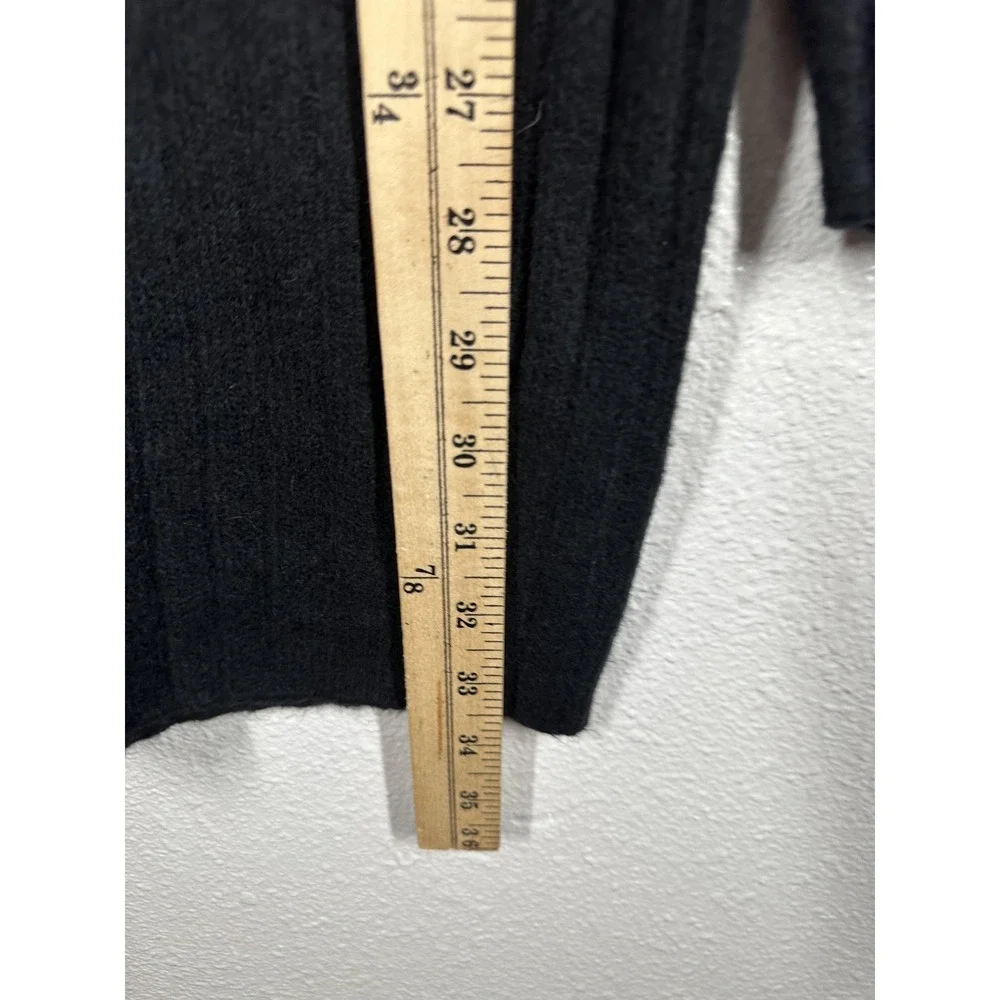 Abercrombie & Fitch‎ Sweater Womens Small Black Cowl Neck Ribbed Knit Tunic